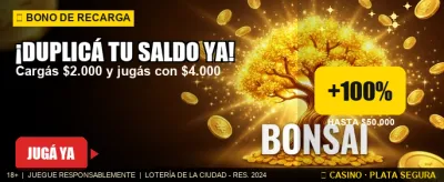 Bono de duplicación de saldo 1xslot